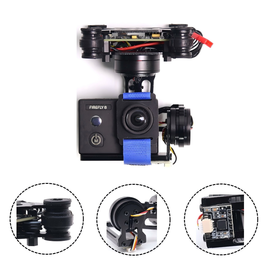 حامل كاميرا RCTOSKY ثلاثي المح - مراجعة Drone Gimbal Mount وسعره