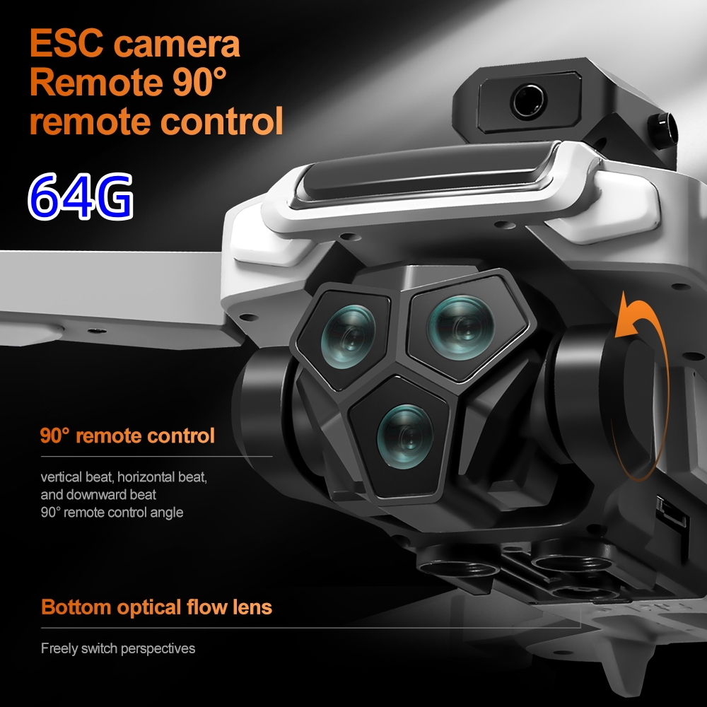 طائرة بدون طيار G66 جديدة مزود - مراجعة Drone Gimbal 2 Axis وسعره