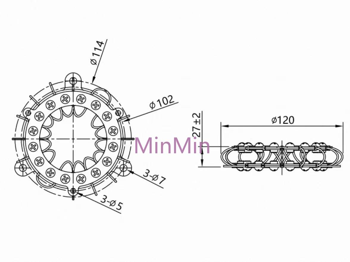 قطعة واحدة من ممتص صدمات سلكي  - مراجعة Drone Gimbal Mount وسعره